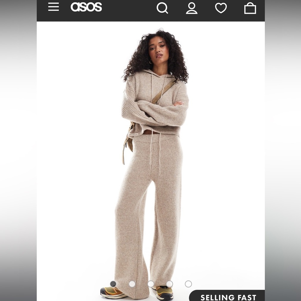 ASOS Wide Leg Sweaterpants